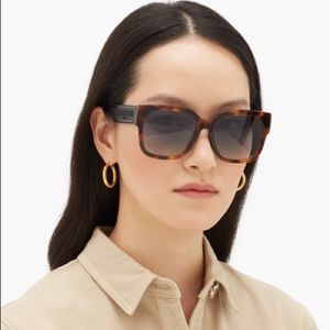Christian Dior Oversized Square Acetate Sunglasses